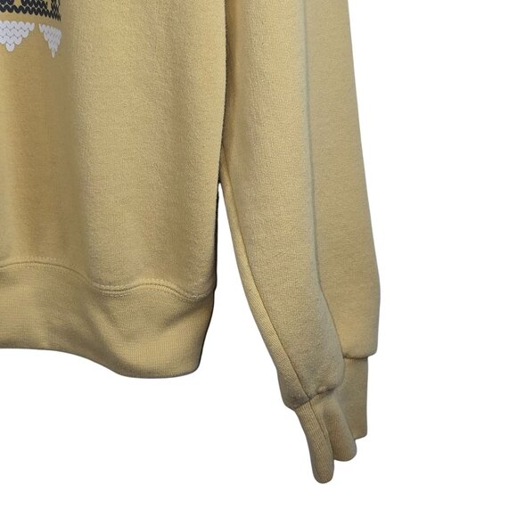 Champion Eco Authentic University of Montevallo Purple Gold Christmas Sweatshirt - Picture 5 of 9